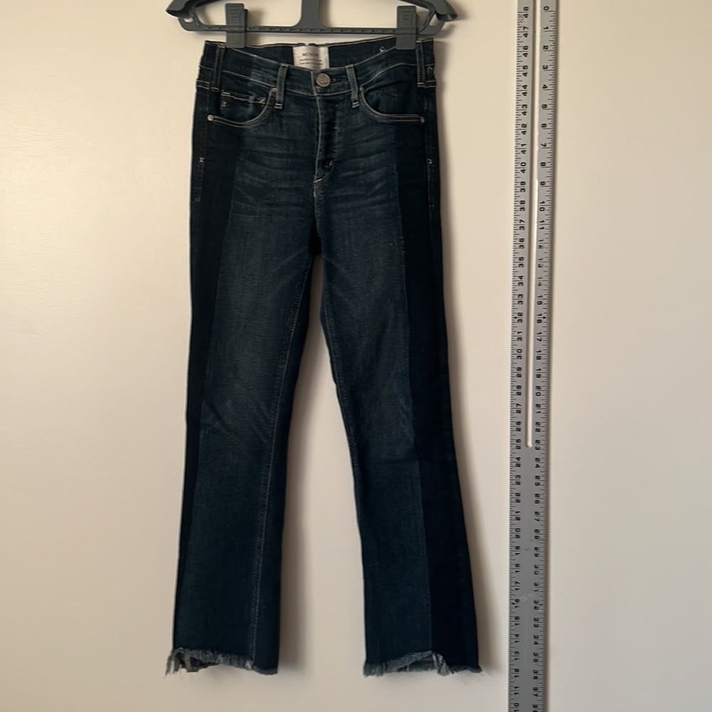 👖McGuire denim jeans two tone crop 185A